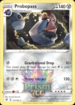 Probopass 131/192 Rare Rebel Clash Pokemon - Image 1