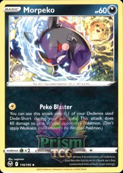 Morpeko 116/195 Uncommon Silver Tempest Pokemon - Image 1