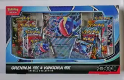 Pokemon Greninja Ex & Kingdra Ex Special Collection Box Factory Sealed Pokemon - Image 1