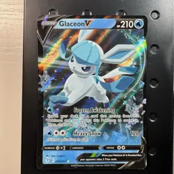 Glaceon V Evolving Skies Ultra Rare Pokemon TCG 040/203 Sword & Shield - Image 1