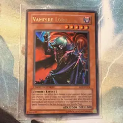 YuGiOh! RDS-ENSE4 Vampire Lord Rise of Destiny Limited Edition Ultra Rare VLP - Image 1