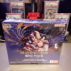 One Piece OP-14-EB04 The Azure Sea's Seven English Factory Sealed Booster Box - Image 1