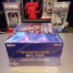 One Piece OP-14-EB04 The Azure Sea's Seven English Factory Sealed Booster Box - Image 4