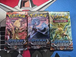 Pokemon Trading Card Game XY Steam Siege 3x Booster Packs - Brand New, Sealed - Image 1