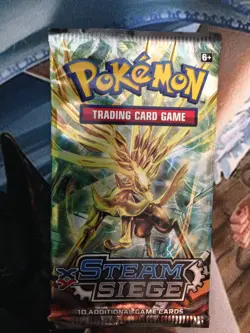 Pokemon "Steam Siege" 10-Card Sealed Booster Pack (Xerneas) X1 - Image 1