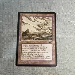 MTG Thawing Glaciers Alliances LP Magic the Gathering Card - Image 1