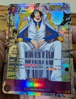 Kuzan Aokiji English Manga OP16-063 One Piece Card Game - The Time Of Battle - Image 2