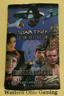 Star Trek CCG Mirror Mirror Booster Pack NEW TCG Collectible Trading Card Game - Image 1