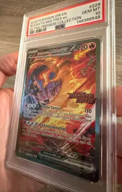 Team Rocket's Moltres ex - (Destined Rivals Stamp) 229/182 Miscellaneous Cards & - Image 4