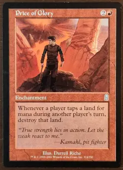 Price of Glory MtG Odyssey LP Magic the Gathering - Image 1