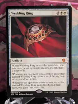 [NM] Wedding Ring | Commander: Innistrad: Crimson Vow | Pack Fresh - Image 1