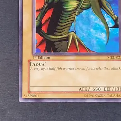 Yugioh TCG - High Tide Gyojin - MRL-024 - LP/NM - 1st Edition - Vintage - 2002 - Image 3