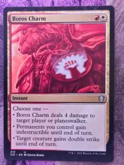 Boros Charm 210 Uncommon Commander 2021 Magic: The Gathering Moderately Played - Image 1