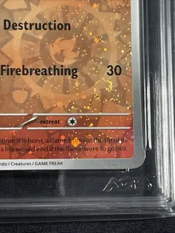 Charmander SV Promo 004/165 Cosmos Holo AGS 10 English Pokemon TCG 2023 - Image 4