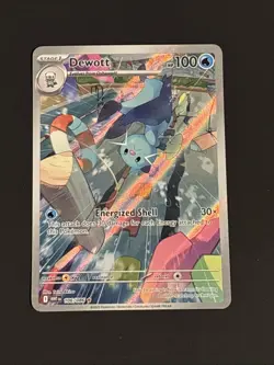 Dewott 106/086 Illustration Rare Pokemon White Flare Near Mint Condition - Image 2
