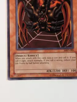 Yugioh TCG - 1x Jirai Gumo - MRD-089 - NM - Vintage Unlimited Ed. Common - 2002 - Image 5