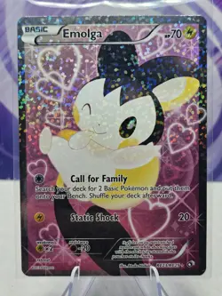 Pokemon TCG Emolga RC23/RC25 Legendary Treasures RC Full Art Holo Ultra Rare LP - Image 1