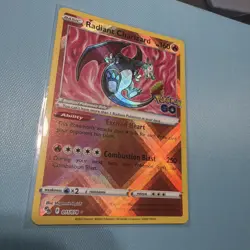 Radiant Charizard 011/078 Pokemon GO Holo - Image 1