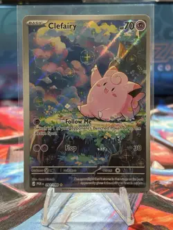Pokemon TCG - Clefairy 094/088 Sv09 Journey Together Illustration Rare Holo - Image 1