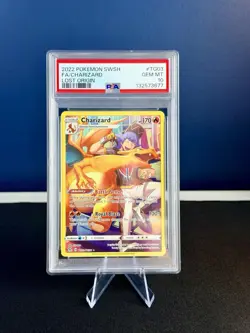 2022 Pokemon SWSH Lost Origin FA/Charizard #TG03 GEM MT PSA 10 - Image 1