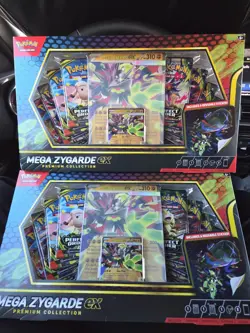 2x Pokemon Mega Zygarde ex Premium Collection Factory Sealed Box - Image 1
