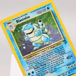 Pokemon TCG - Blastoise 2/130 Base Set 2 Holo Rare WOTC - EXC/NM - Image 1