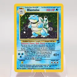 Pokemon TCG - Blastoise 2/130 Base Set 2 Holo Rare WOTC - EXC/NM - Image 2