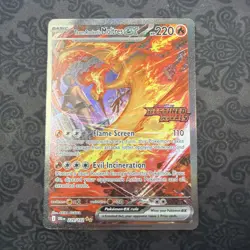 Pokemon Destined Rivals - Team Rockets Moltres EX Stamped 229/182 - Image 1