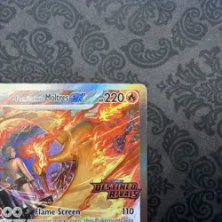 Pokemon Destined Rivals - Team Rockets Moltres EX Stamped 229/182 - Image 3