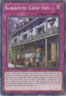Karakuri Cash Inn - IGAS-EN073 - Common - 1st Edition - Lightly Played - Image 1