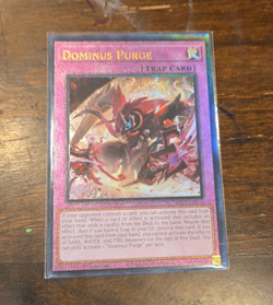 Yu-Gi-Oh! Konami Dominus Purge Trap Holo 1st Ed RA05-EN150 English - Image 1