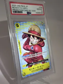 PSA 10 2025 ONE PIECE JPN PROMOTION CARD SET 2025 #106 MONKEY D. LUFFY - Image 2