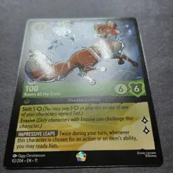 Disney Lorcana - Tod - Knows All The Tricks - Winterspell Non-Foil 92/204 - Image 3