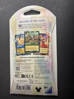 Fabled Sleeved Booster Pack Disney Lorcana TCG New Factory Sealed Mickey - Image 2
