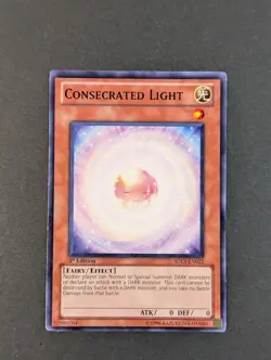 Yugioh TCG - 1x Consecrated Light - SDLS-EN022 - LP - 1st Edition - Common 2011 - Image 9