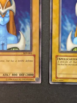 Yugioh TCG - 2x Mystical Elf - SDY-001 - LP/NM - Vintage Unlimited Common 2002 - Image 4