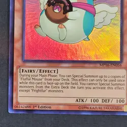 Yugioh TCG - Fluffal Mouse - MP16-EN056 - NM - 1st Ed - Super Rare Monster, 2016 - Image 3