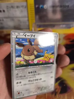 Pokemon Karte Card Holo Eevee Evoli BW Steven Eleven Promo Black St japanese Exc - Image 2