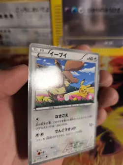 Pokemon Karte Card Holo Eevee Evoli BW Steven Eleven Promo Black St japanese Exc - Image 3