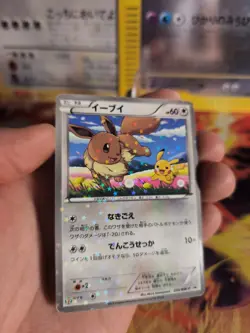 Pokemon Karte Card Holo Eevee Evoli BW Steven Eleven Promo Black St japanese Exc - Image 5