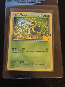 Pokemon - Snivy holo - 5/25 mcdonalds promo Mint B1 - Image 1