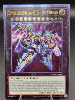 Yu-Gi-Oh Divine Arsenal AA-ZEUS - Sky Thunder (Ultimate Rare) OP18-EN002 #Y62 - Image 1