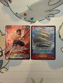 ONE OF EACH OP16-001 Portgas D Ace AA Leader And OP16-021 Moby Dick AA - Image 1