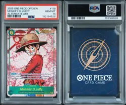 PSA 10 - Monkey D. Luffy OP13-118 - One Piece OP13 Carrying On His Will English - Image 3