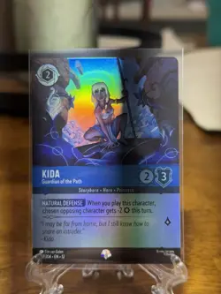 Disney Lorcana Wilds Unknown Kida Guardian Of The Path 217/204 Epic Foil - Image 1