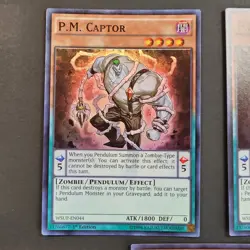 Yugioh TCG - 3x P.M. Captor - WSUP-EN044 NM - Super Rare - 1st Ed. - Holo - 2015 - Image 3