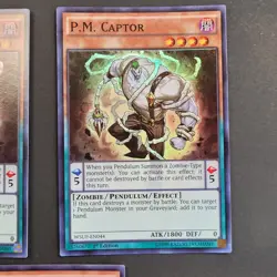 Yugioh TCG - 3x P.M. Captor - WSUP-EN044 NM - Super Rare - 1st Ed. - Holo - 2015 - Image 4