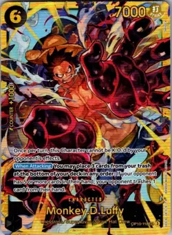 OP10-118 Monkey.D.Luffy SEC - One Piece TCG English Card Near-Mint Secret Rare - Image 1