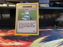 Computer Search Base Set 2 Rare WOTC Trainer LP Pokemon Card Vintage Mint - Image 1