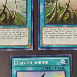 Yugioh TCG - 3x Dragon Shrine - SDBE-EN019 - Unlimited Super Rare - NM/LP, 2013 - Image 3
